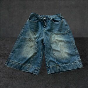 🔷Men’s size M, blue jean shorts w/pockets, preowned🔷